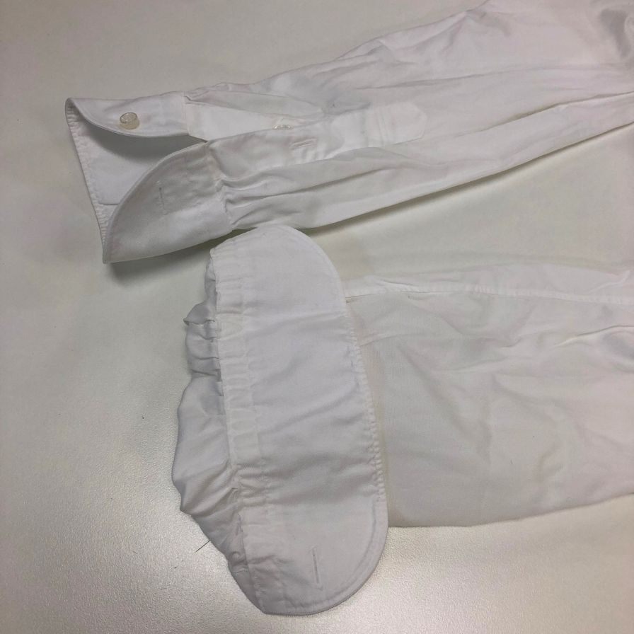 中古◆ミナミシャツ オーダー シャツ バンドカラー メンズ サイズ不明 ホワイト MINAMI SHIRTS BESPOKE 【AFB5】