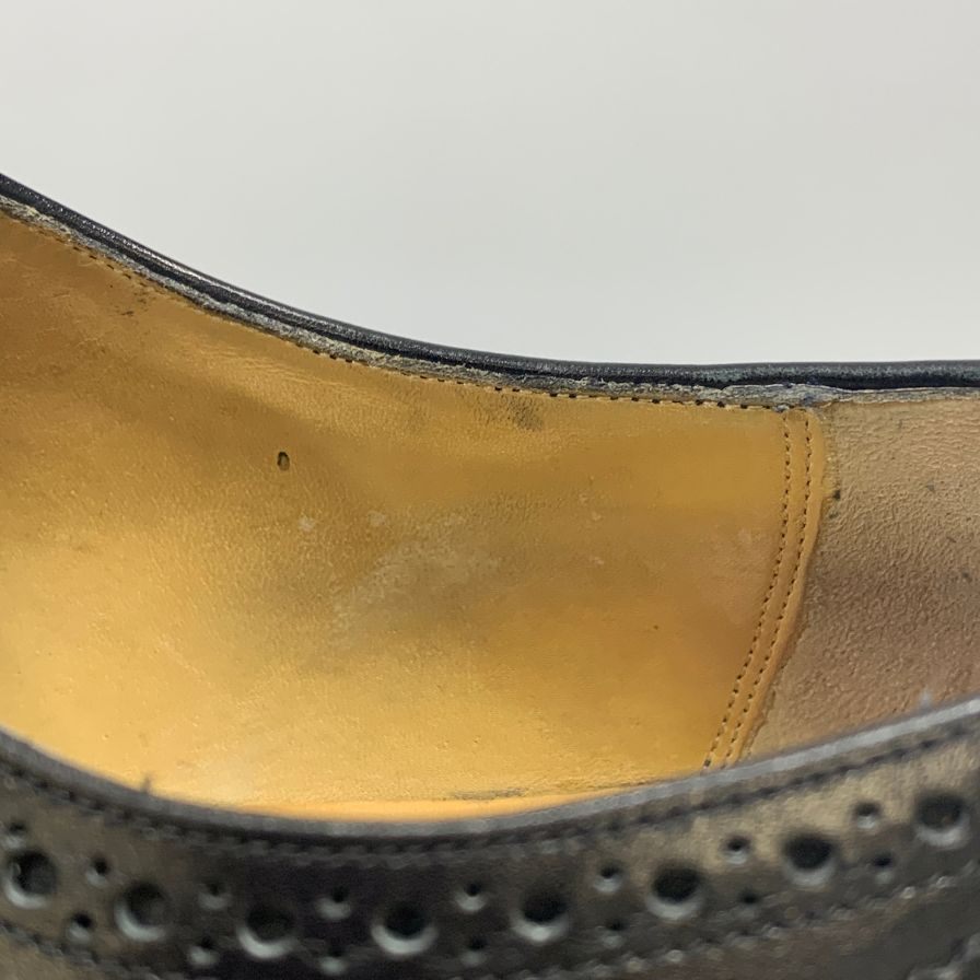 ロイドフットウェア レースアップシューズ ストレートチップ カーフレザー 2827ER01 メンズ ブラック サイズ8 Lloyd Footwear ビジネスシューズ 約26.5cm【LA】【中古】