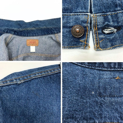 美品◆リーバイス デニムジャケット 70s USA製 VINTAGE スモールe ボタン裏 刻印1 Gジャン ブルー メンズ サイズ40 Levi`s 【AFB39】