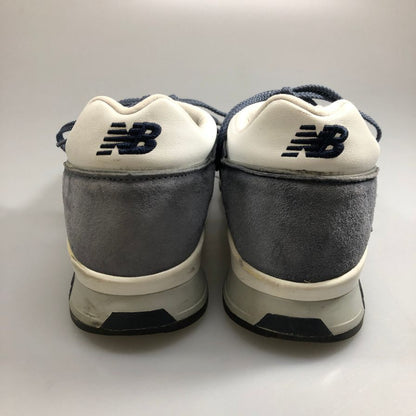 ニューバランス スニーカー M1500BN ローカット グレー×ネイビー メンズ サイズUS9 NEW BALANCE 約27.0cm【AFC5】