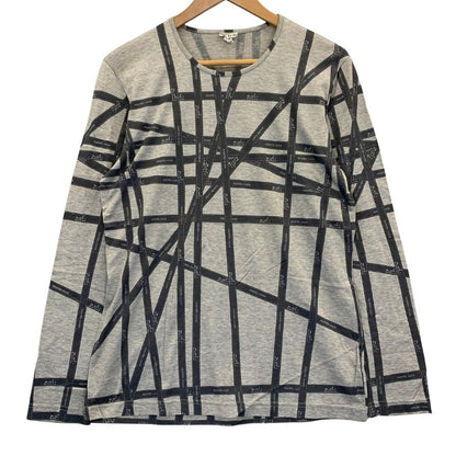 中古◆エルメス マルジェラ期 長袖Tシャツ ボルデュック グレー レディース サイズXL HERMES 【AFB6】