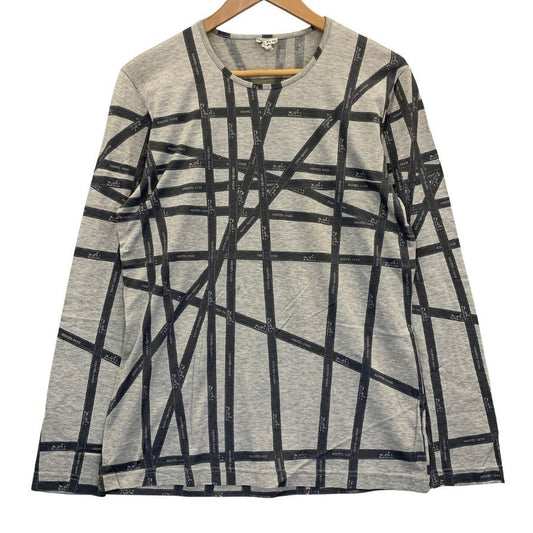 中古◆エルメス マルジェラ期 長袖Tシャツ ボルデュック グレー レディース サイズXL HERMES 【AFB6】