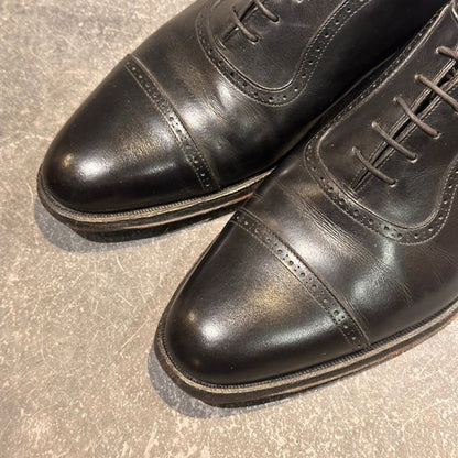 シェットランドフォックス レザーシューズ アデレード  カーフ ブラック イズ7.5 メンズ SHETLAND FOX ビジネスシューズ 約25.5cm【LA】【中古】