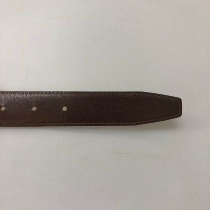 フェリージ レザーベルト クロコ型押し レッド系 メンズ サイズ85 Felisi【AFI4】