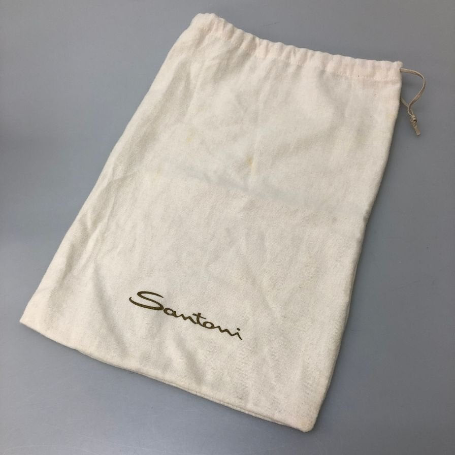 サントーニ サイドゴアブーツ スエード メンズ ベージュ サイズUK8 Santoni 約27.0cm【AFC29】