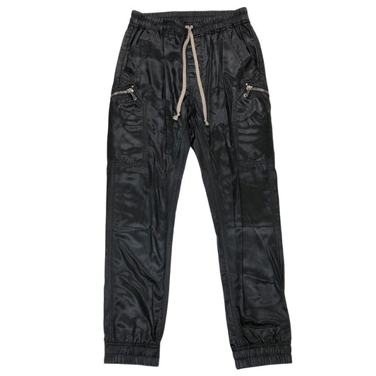 リックオウエンス 20FW ジョガーパンツ レザー ブラック レディース サイズ40 RP20F2306-QLX Rick Owens 【AFB34】