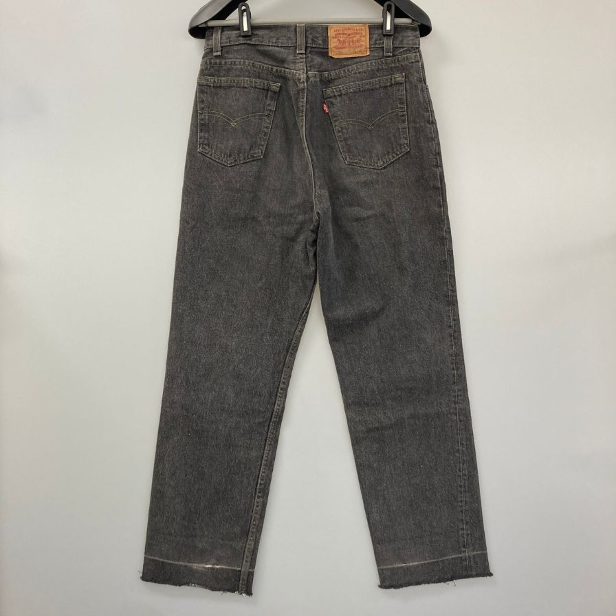 リーバイス デニム 701 90S ボタン裏511 USA製 ブラック メンズ W31 L30 LEVI’S 【AFF20】