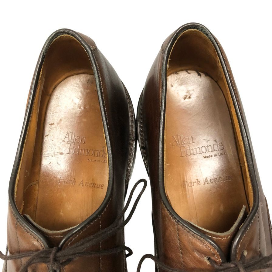 アレンエドモンズ レザーシューズ 5845 PARK AVENUE ストレートチップ ブラウン メンズ サイズ11 Allen Edmonds 約29.0cm【AFD6】