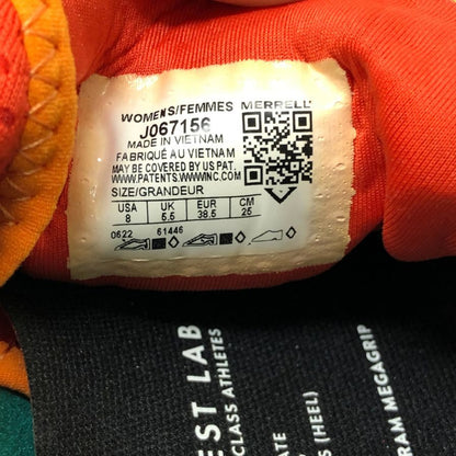 メレル アウトドアシューズ MTL MQM X RCI ビブラムソール オレンジ レディース サイズ25cm MERRELL 約25.0cm【AFD4】
