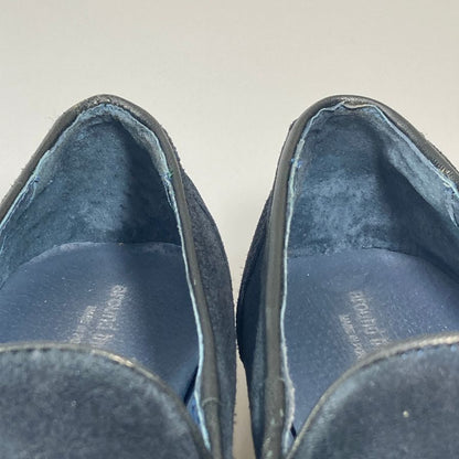 アラウンドザシューズ タッセルローファー ネイビー メンズ サイズ41 aroundo the shose 約26.0cm【AFC32】