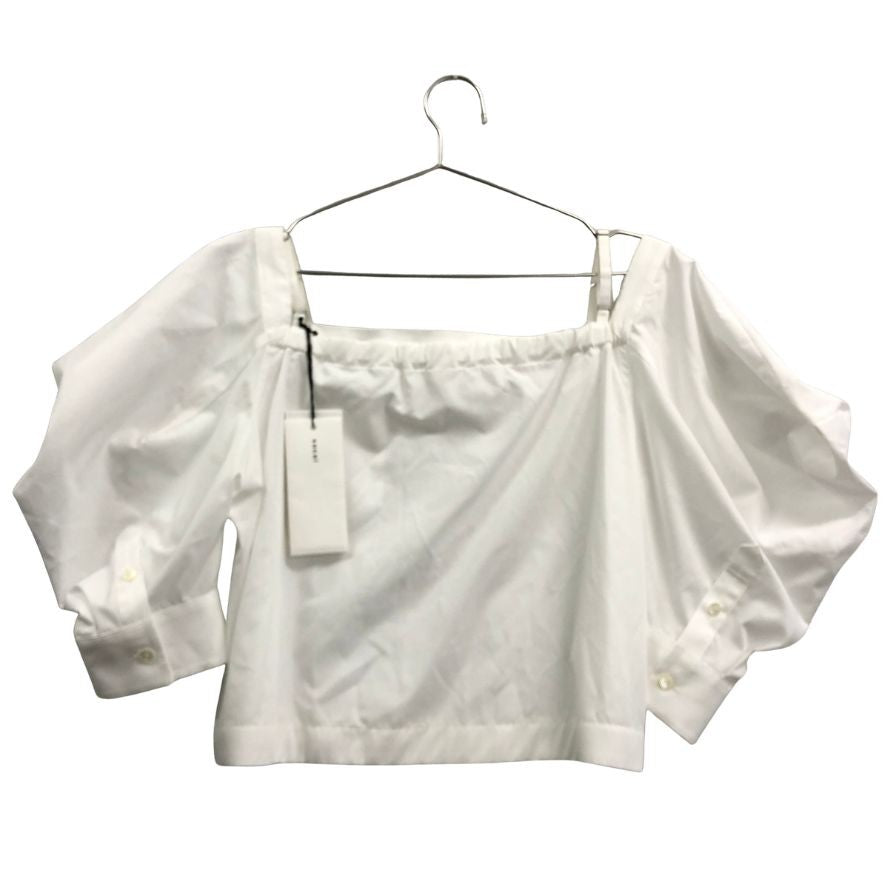 新品同様◆サカイ 25SS プルオーバーシャツ Cotton Poplin Pullover ホワイト レディース サイズ1 25ｰ07745 Sacai 【AFB19】
