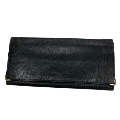 ニナリッチ 二つ折り 長財布 ウォレット 札入れ 小銭入れ ブラック NINA RICCI【AFI6】