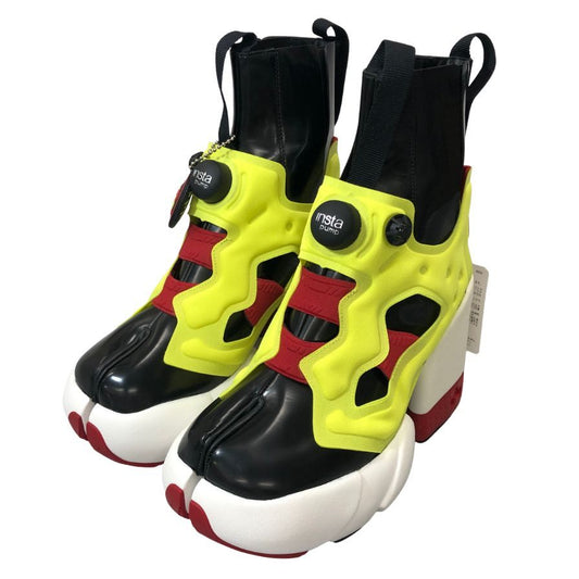メゾンマルジェラ リーボック スニーカー Tabi Instapump Fury Hi S34WU0023 イエロー系 レディース サイズ35 Maison Margiela Reebok 約21.5cm【AFD8】