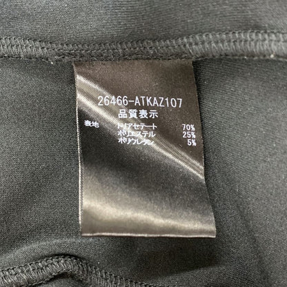 美品◆ベロアノワールバイフォクシー ニューヨーク ジップパーカー ベロア ストレッチ フード ブラック レディース サイズ40 VELOUR NOIR by FOXEY NEWYORK 【AFB20】