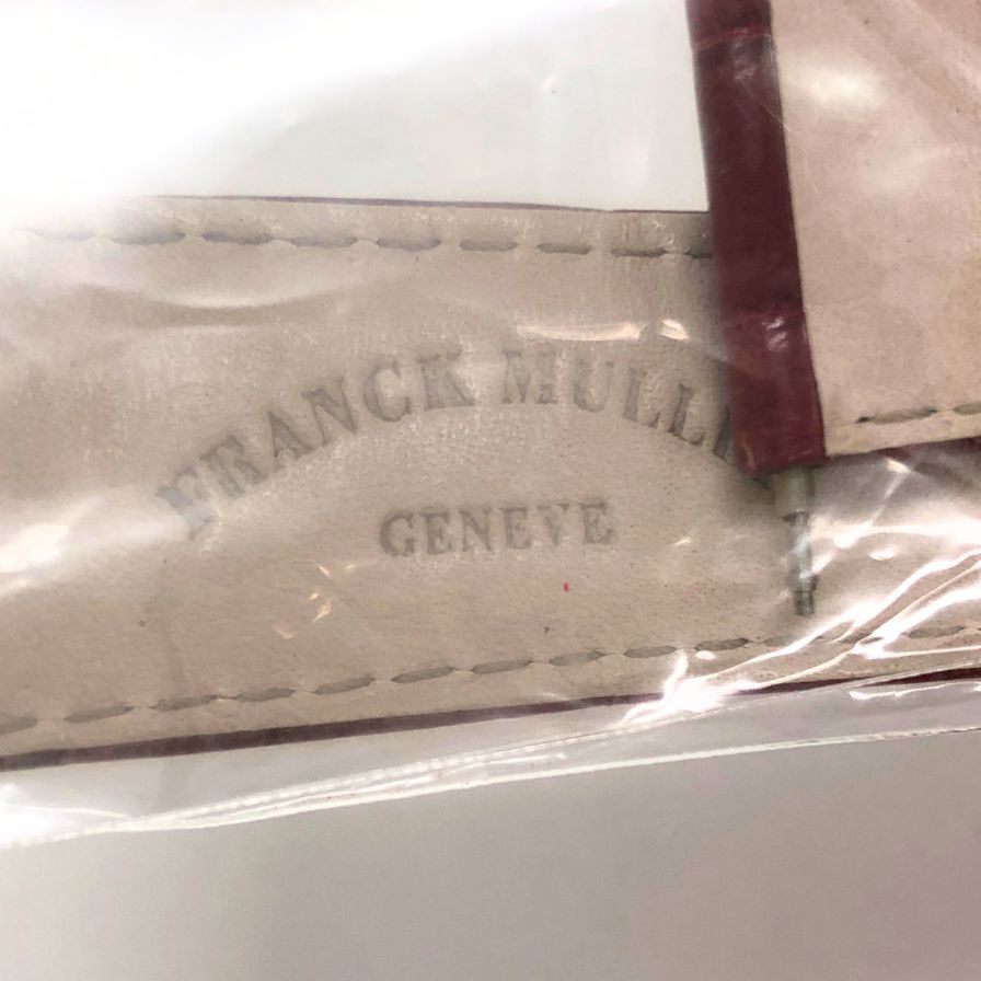 フランクミュラー カサブランカ 8880用 ベルト クロコ メンズ レッド FRANCK MULLER【AFI14】