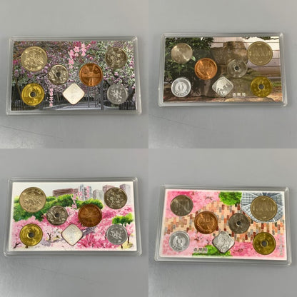 【14セット】造幣局 桜の通り抜け 貨幣セット 銀メダル付随 2000～2010 額面666円 MINT SET【AFI9】【中古】
