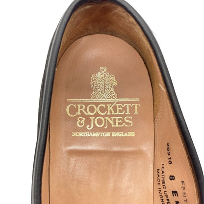 クロケット&ジョーンズ ビットローファー フェントン  スウェード ブラック メンズ サイズ8E Crockett&Jones WELBECK 約27.0cm【AFD15】