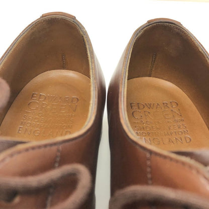 エドワードグリーン レザーシューズ ストレートチップ チェルシー 82ラスト ダークオークアンティーク UK7.5E EDWARD GREEN CHELSEA ビジネスシューズ 約26.0cm【LA】【中古】
