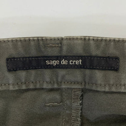 サージュデクレ カーゴパンツ コットン カーキ メンズ サイズL sage de cret 【AFB23】