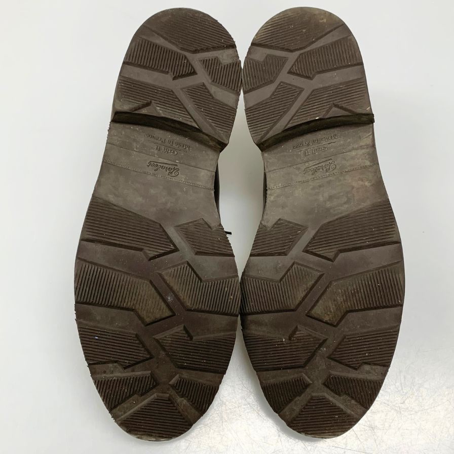 パラブーツ アヴィニョン Uチップ カフェ サイズUK8.5 ブラウン Paraboot ビジネスシューズ 約27.0cm【LA】【中古】