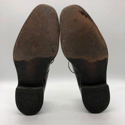 フローシャイム レザーシューズ カーフ ダークブラウン メンズ サイズ9F FLORSHEIM 約27.0cm【AFC6】