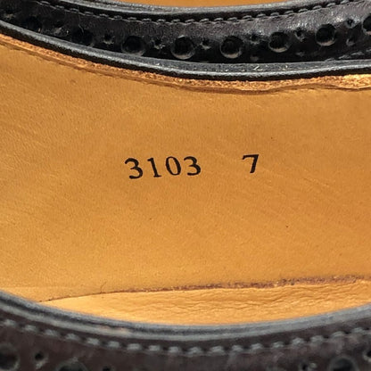 オリエンタル レザーシューズ 3103 セミブローグ カーフ ダークブラウン メンズ サイズ7 ORIENTAL 約25.5cm【AFD9】