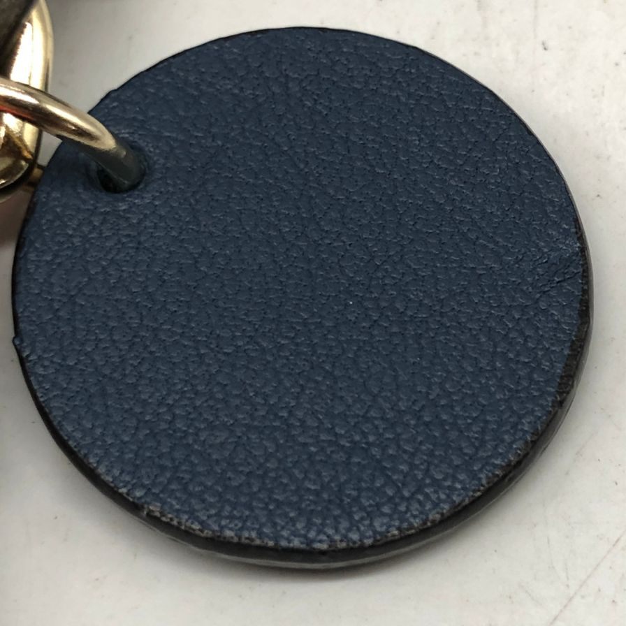 グローブトロッター チャーム キーホルダー ノーススター ネイビー系 globe-trotter【AFI19】【中古】