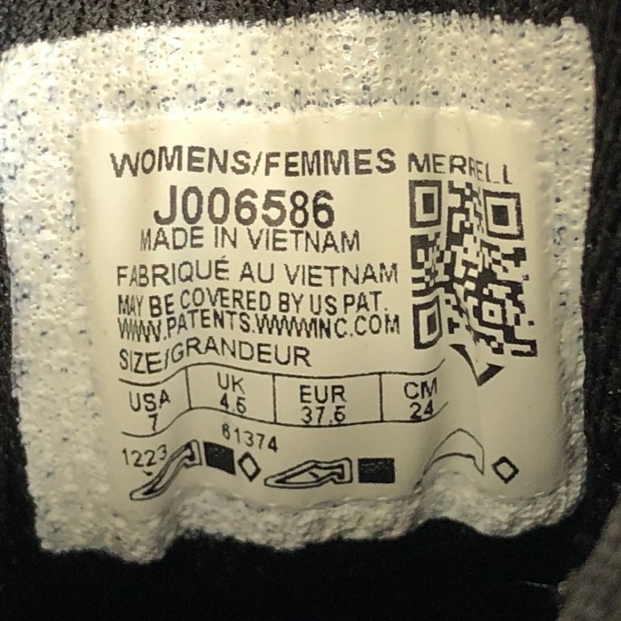 メレル スニーカー ONTARIO SPEED RS レディース サイズ24 ブラック系 MERRELL 約24.0cm【AFD2】