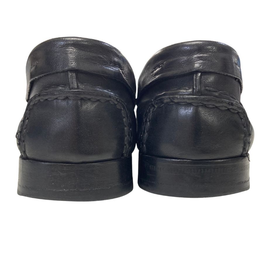 カーシュー タッセルローファー カーフ ブラック サイズ6.5 CAR SHOE 約25.5cm【AFC53】