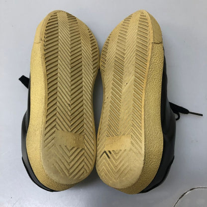 サンローラン レザースニーカー ガムソール 419195 ローカット ブラック 38 メンズ SAINT LAURENT 約23.5cm【AFC8】