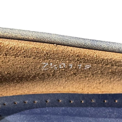 パラブーツ  ローファー コロー クラックレザー ネイビー サイズUK7.5 PARABOOT ビジネスシューズ 約26.5cm【LA】【中古】