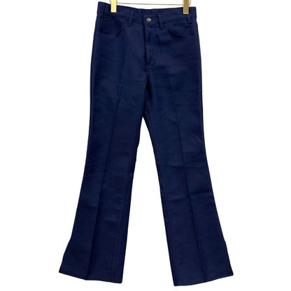 リーバイス フレアパンツ スタープレスト ブーツカット スリット 黒金タブ ネイビー W31 L31 LEVI’S 【AFB15】