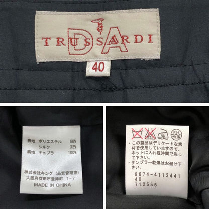 トラサルディ スカート レディース サイズ 40 ブラック TRUSSARDI【AFB1】