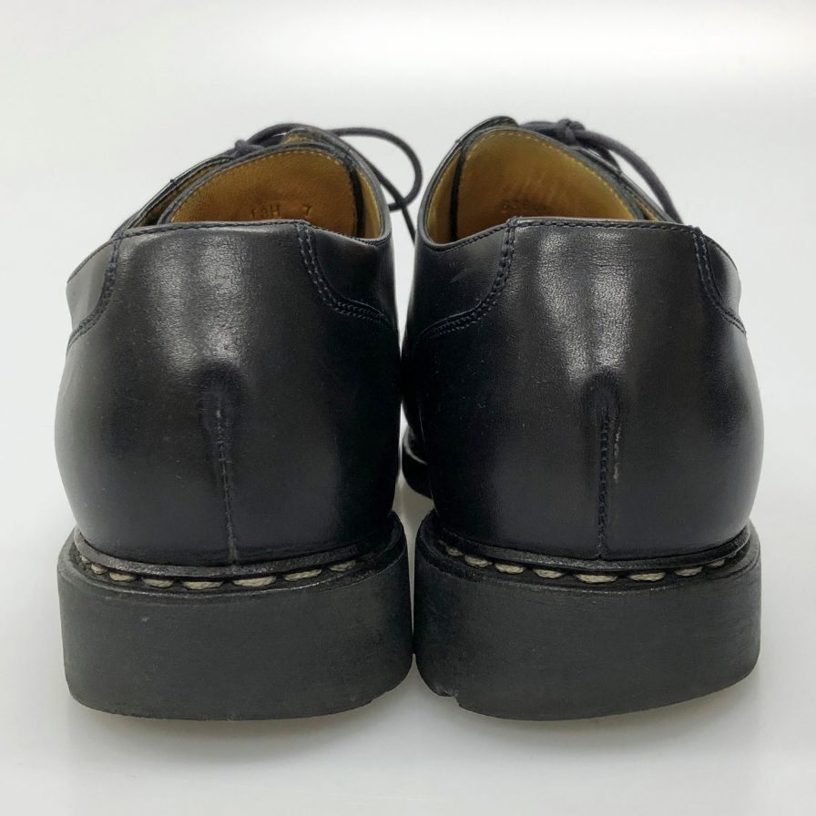 パラブーツ レザーシューズ シャンボード Uチップ カーフ ブラック メンズ サイズUK7 Paraboot CHAMBORD ビジネスシューズ 約25.5cm【LA】【中古】