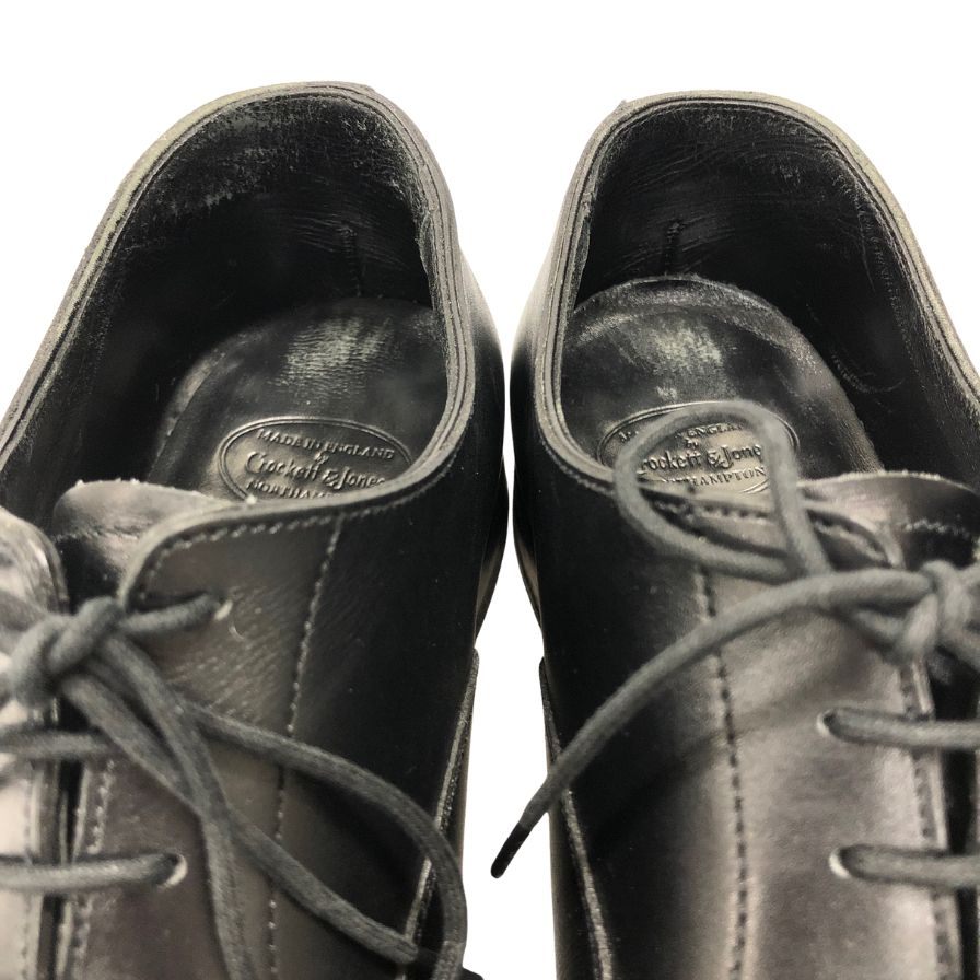 クロケット&ジョーンズ レザーシューズ ストレートチップ オードリー 377ラスト メンズ 6.5E ブラック系 29447 CROCKETT&JONES AUDLEY ビジネスシューズ 約25.0cm【LA】【中古】