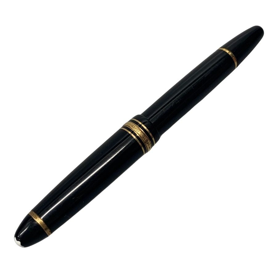モンブラン 万年筆 マイスターシュテュック 4810 No.146 ペン先14C 585 ブラック×ゴールド MONTBLANC【AFI12】