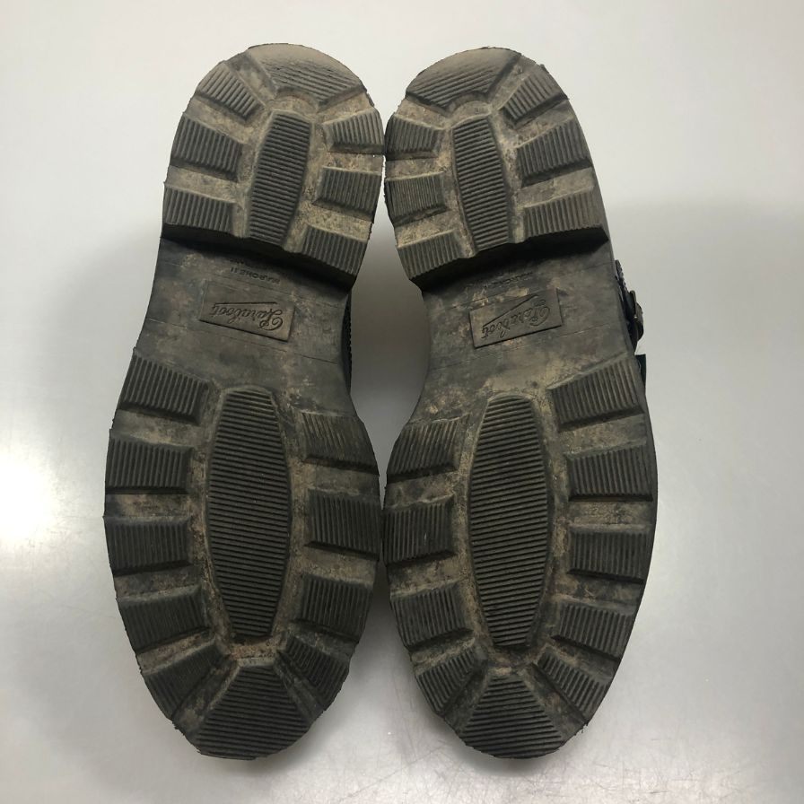 パラブーツ ダブルモンク ウィリアム サイズ5.5 カーフ ネイビー レディース PRABOOT 約24.5cm【AFD13】