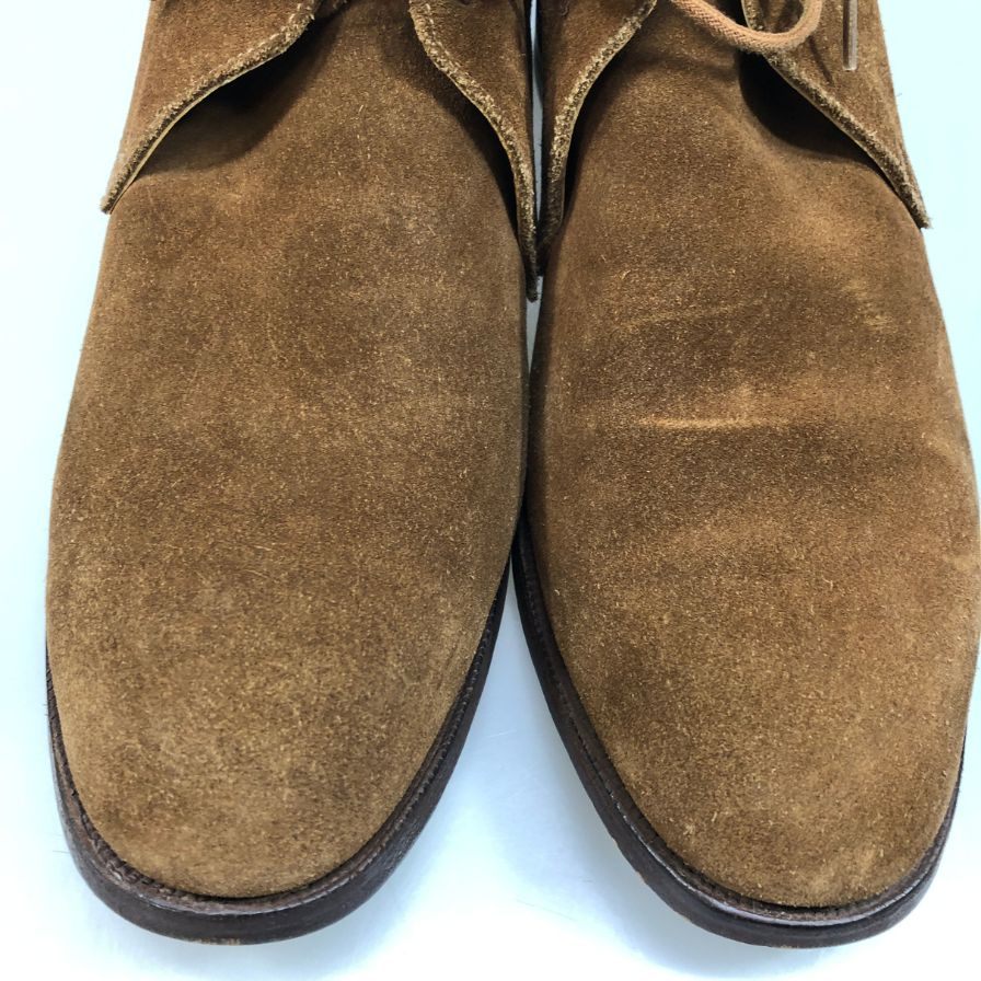 クロケット&ジョーンズ  SUB品 Chukka チャッカブーツ スエード メンズ ブラウン サイズUK6.5E Crockett & Jones 約25.0cm【AFD9】
