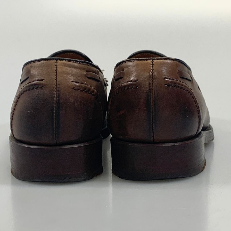 ポロ ラルフローレン レザーシューズ タッセルローファー 日本製 メンズ サイズ26cm ブラウン Polo Ralph Lauren 約26.0cm【AFC6】