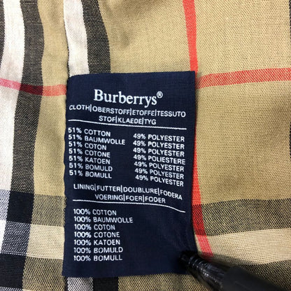 美品◆バーバリー トレンチコート コットン ポリエステル ベージュ  サイズEUR44REG メンズ BURBERRY 【AFA15】