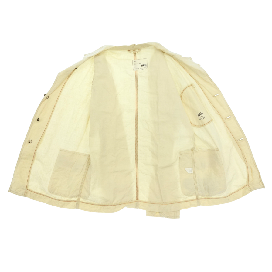 Used ◆Kato Triple A 3B jacket gold button men's beige size S KATO AAA [AFB45] 