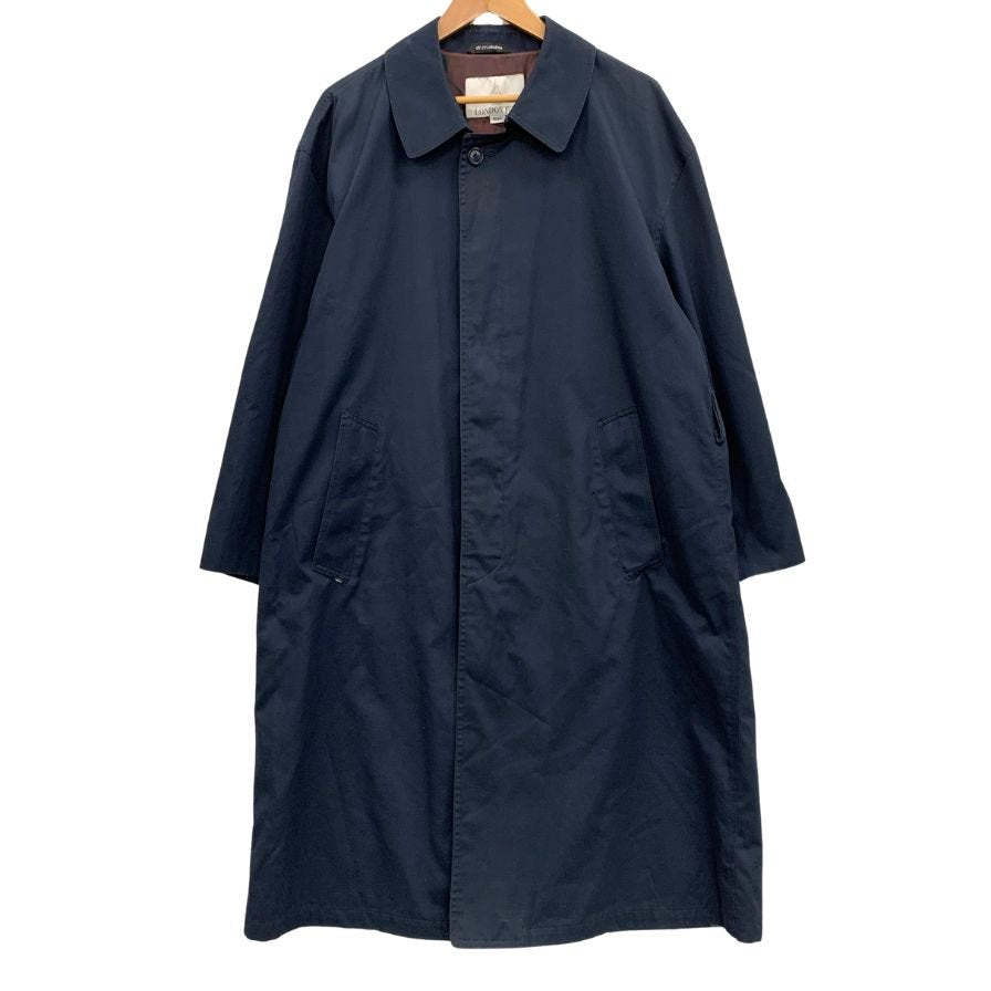 中古◆ロンドンフォグ バルカラーコート ヴィンテージ カナダ製 ネイビー メンズ サイズ 40 LONDON FOG 【AFB42】