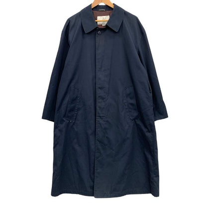 中古◆ロンドンフォグ バルカラーコート ヴィンテージ カナダ製 ネイビー メンズ サイズ 40 LONDON FOG 【AFB42】