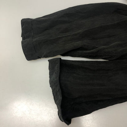 中古◆アンセルム エンブロイダードスーベニアシャツ ブラック メンズ サイズ3 ANCELLM EMBROIDERED SOUVENIR SHIRT 【AFB6】