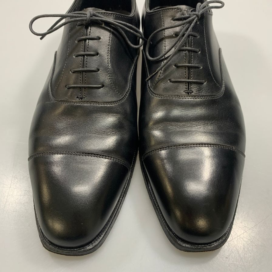 クロケット&ジョーンズ オードリー ストレートチップ メンズ ブラック 8E 337ラスト Crockett & Jones ビジネスシューズ 約26.5cm【LA】【中古】