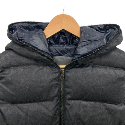 極美品◆デュベティカ ダウンベスト フーディ― ジップ グレー サイズ42 レディース DUVETICA 【AFB48】