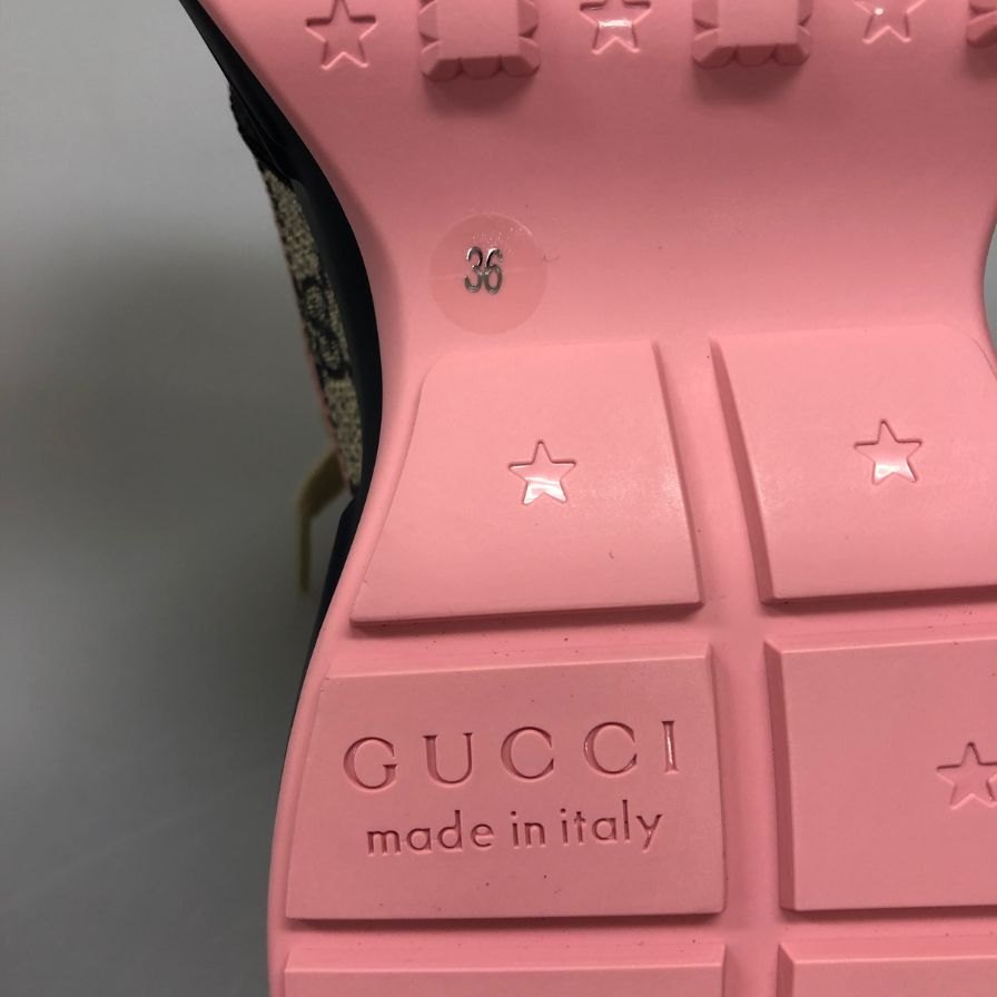 グッチ ローカットスニーカー ライトン GGスプリーム マルチカラー レディース サイズ36 GUCCI 約23.0cm【AFD14】