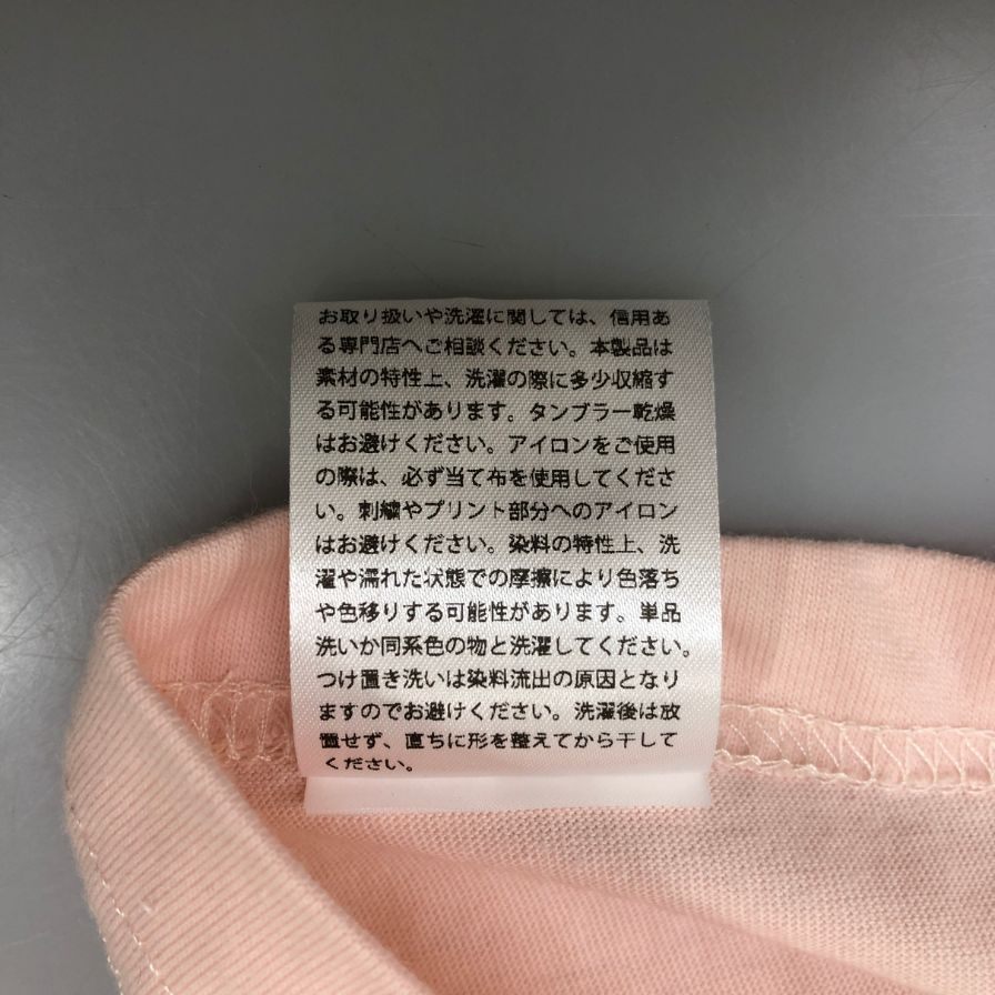 美品◆ユーピーディーティー アンプレセデンティド Tシャツ プリントデザイン ピンク系 サイズ1 メンズ UPD'T UNPRECEDENTED 【AFB39】