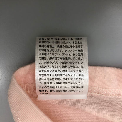 美品◆ユーピーディーティー アンプレセデンティド Tシャツ プリントデザイン ピンク系 サイズ1 メンズ UPD'T UNPRECEDENTED 【AFB39】