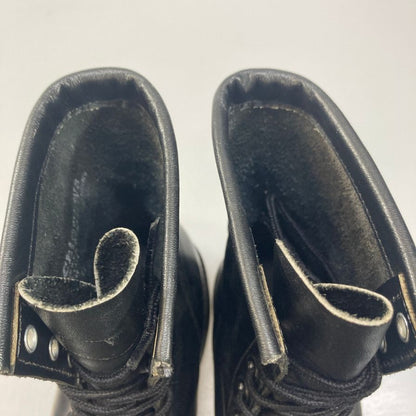 チペワ ブーツ レザー レースアップ サイズUS6.5 ブラック CHIPPEWA 約24.5cm【AFC42】